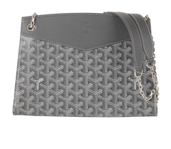 Rouette Structuré PM, Canvas,Grey, SAR120230, DB/B, 3*